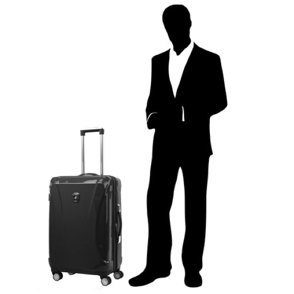 Atlantic Luggage Ultra Lite 4 24" 4-Wheel Medium Luggage Hardsides Spinner - Picture 6 of 17